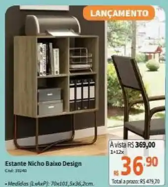 Estante Nicho Baixo Design