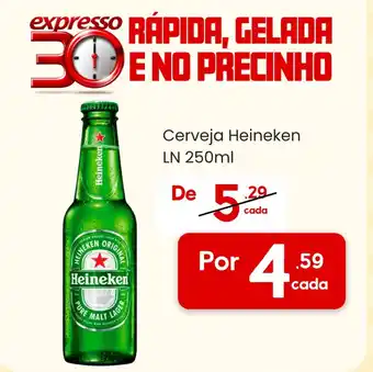 Supermercados Princesa Cerveja Heineken LN 250ml oferta