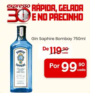 Supermercados Princesa Gin Saphire Bombay 750ml oferta