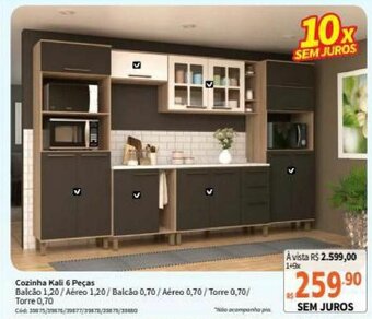 Deltasul Cozinha Kali 6 Pecas oferta