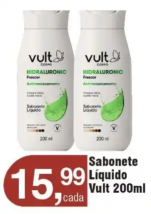 Royal Supermercados Sabonete Liquido Vult 200ml oferta