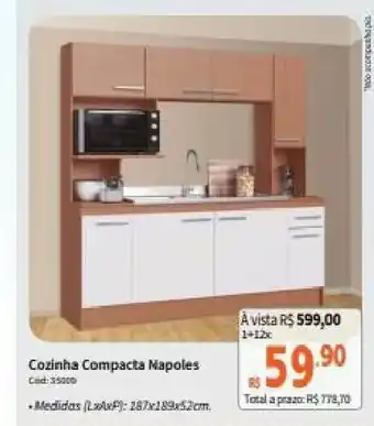 Deltasul Cozinha Compacta Napoles oferta