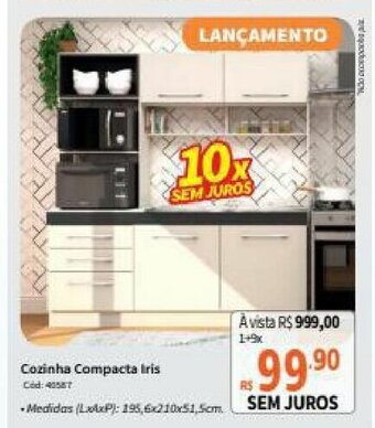 Deltasul Cozinha Compacta Iris oferta