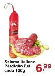 Rossi Supermercado Salame Italiano Perdigão Fat. cada 100g oferta