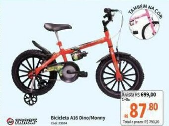 Bicicleta A16 Dino/Mommy