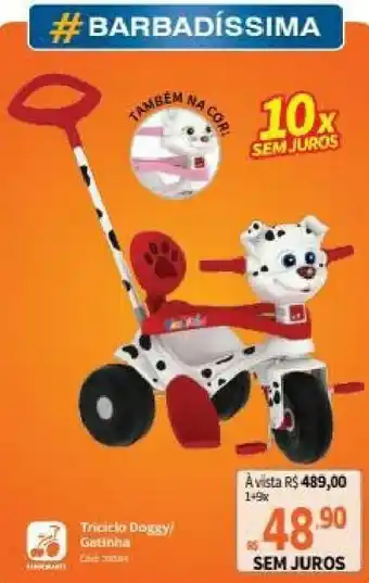 Triciclo Doggy/ Gatinha