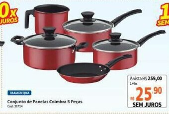 Deltasul Conjunto de panelas Coimbra 5 Pecas oferta