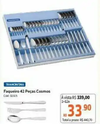 Deltasul Faqueiro 42 Pecas Cosmos oferta