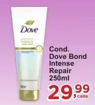Rossi Supermercado Cond. Dove Bond Intense Repair 250ml oferta