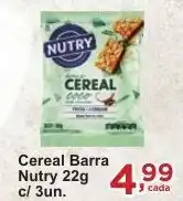 Rossi Supermercado Cereal Barra Nutry 22g c/ 3un. oferta