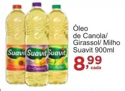 Óleo de Canola/ Girassol/ Milho Suavit 900ml