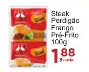 Rossi Supermercado Steak Perdigão Frango Pré-Frito 100g oferta
