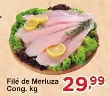 Rossi Supermercado Filé de Merluza Cong. kg oferta