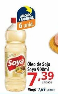 Oleo de Soja Soya 900ml