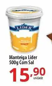 Manteiga Lider 500g com sal