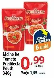 Molho de Tomate Predilecta Pouch 340g