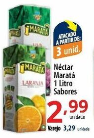 Akki Atacadista Nectar Marata 1L Sabores oferta