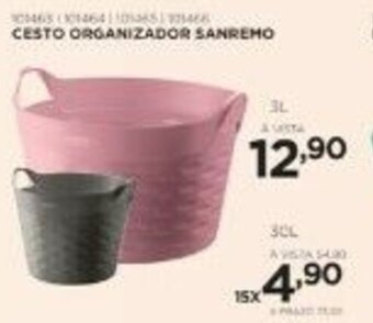 Cesto Organizador Sanremo 3L