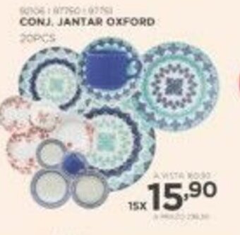 Benoit Conj. Jantar Oxford 20pcs oferta