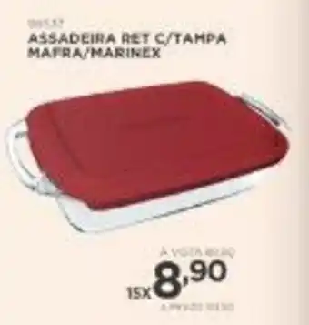 Assadeira Ret c/ Tampa Mafra/ Marinex