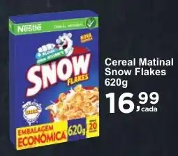 Rossi Supermercado Cereal Matinal Snow Flakes 620g oferta