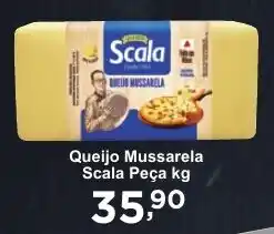 Rossi Supermercado Queijo Mussarela Scala Peça kg oferta