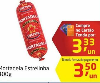 Mortadela estrelinha 100 gr