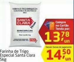 Tenda Atacado Farinha de trigo santa clara 5 kg oferta