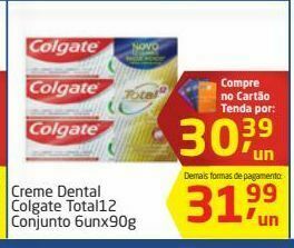 Tenda Atacado Creme dental colgate total 12 90 gr oferta