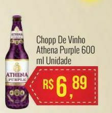 Mart Minas Chopp de vinho athena purple 600ml oferta