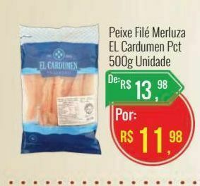 Peixe flé de merluza el cardumen 500 gr