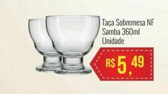 Taças sobremesa samba 360 ml nf
