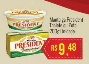Mart Minas Manteiga president oferta