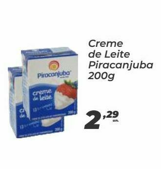 Peruzzo Creme de leite líquido piracanjuba oferta
