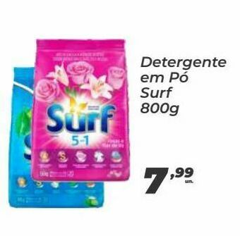 Detergente em pó surf