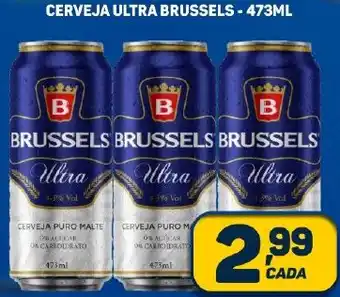 Dom Atacadista CERVEJA ULTRA BRUSSELS - 473ML oferta