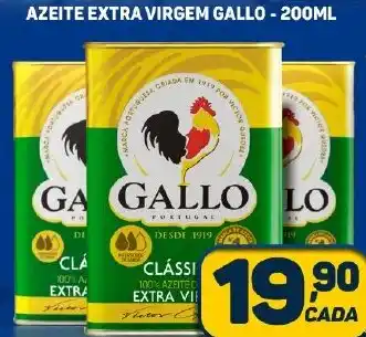 Dom Atacadista AZEITE EXTRA VIRGEM GALLO - 200ML oferta