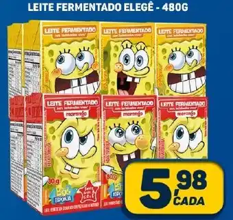 Dom Atacadista LEITE FERMENTADO ELEGE - 480G oferta