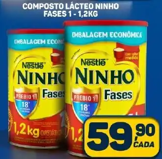 Dom Atacadista COMPOSTO LÁCTEO NINHO FASES 1-1,2KG oferta