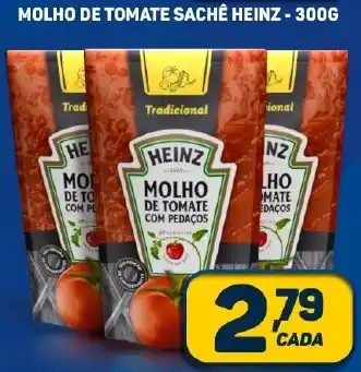 Dom Atacadista MOLHO DE TOMATE SACHÊ HEINZ - 300G oferta