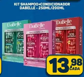 Dom Atacadista KIT SHAMPOO+CONDICIONADOR DABELLE - 250ML/200ML oferta