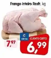 Cercadão Frango Inteiro Resfr. kg oferta