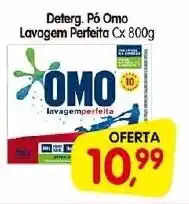 Cercadão Deterg. Pó Omo Lavagem Perfeita Cx 800g oferta