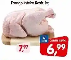 Cercadão Frango Inteiro Resfr. kg oferta