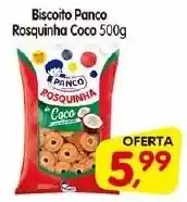 Cercadão Biscoito Panco Rosquinha Coco 500g oferta