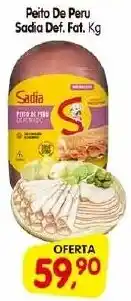 Cercadão Peito De Peru Sadia Def. Fat. Kg oferta