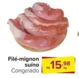 Carrefour Filé-mignon suíno Congelado kg oferta