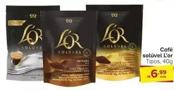 Carrefour Café solúvel L'or Tipos, 40g oferta