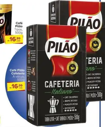 Carrefour Café Pilão Cafeteria A vácuo, 500g oferta