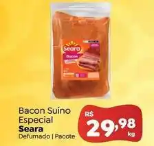 Novo Atacarejo Seara - bacon suíno especial oferta